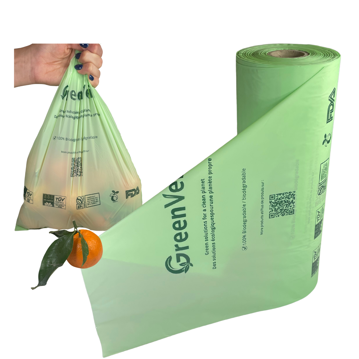 Produce Bags (Fresh Roll Bags - 350 bags/roll)
