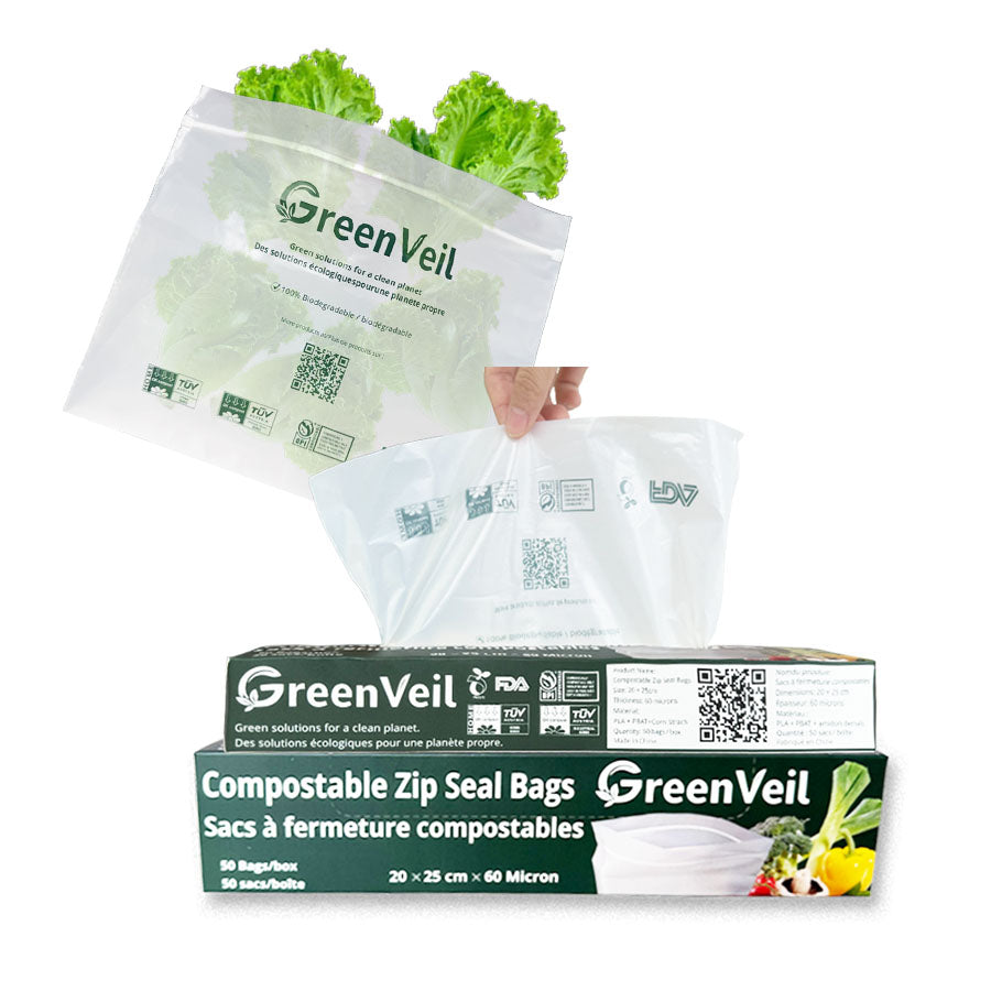 Zip-Seal Bags (20×25 cm - 50 bags/box)