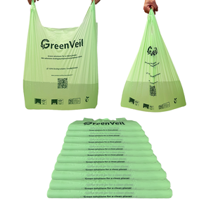 Grocery Bags (T-Shirt Style (30+8)×52 cm )
